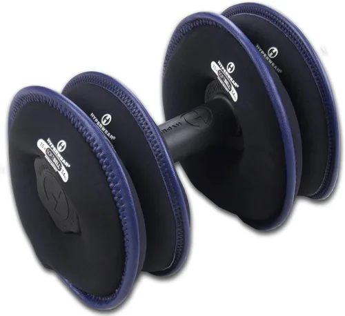 Vista 6 de Hyperwear SoftBell - Mancuernas ajustables individuales, placas de peso suaves para mano y 1 mango de fácil agarre para juego de mancuernas