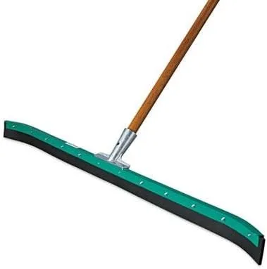 Vista 3 de aquadozer Curved Floor Squeegee, 36" Wide Blade, Socket de hule, color negro