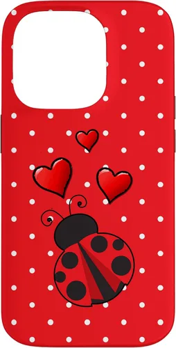Vista 17 de Ladybug - Carcasa para iPhone 17, diseño de lunares rojos y blancos