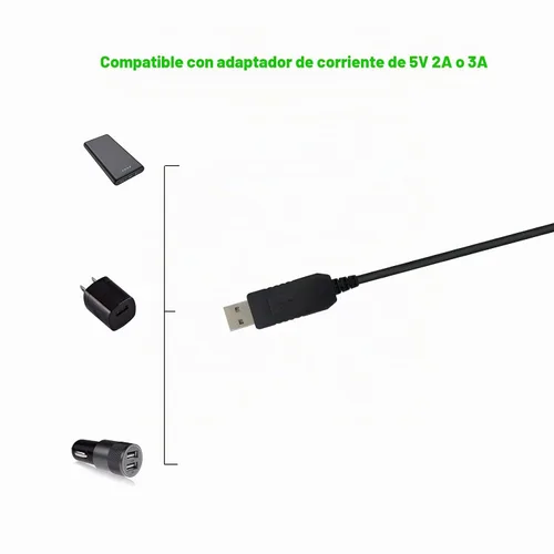Vista 4 de Cable de carga USB de repuesto para Alexa Echo Dot 3ª generación, Dot 5ª generación, cargador Dot de 4ª generación, (no para Echo 4.ª generación)