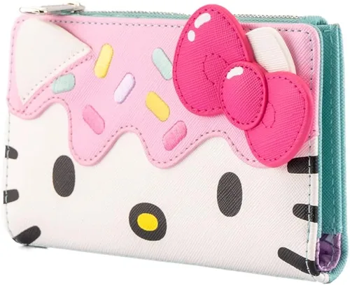 Vista 4 de Loungefly Sanrio Hello Kitty - Cartera de piel sintética con solapa Multi