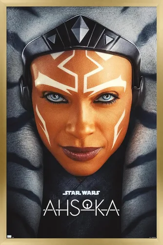 Vista 14 de Trends International Star Wars: Ahsoka - Póster de pared de una hoja, 14.72 x 22.37 pulgadas, versión enmarcada de madera de granero Versión