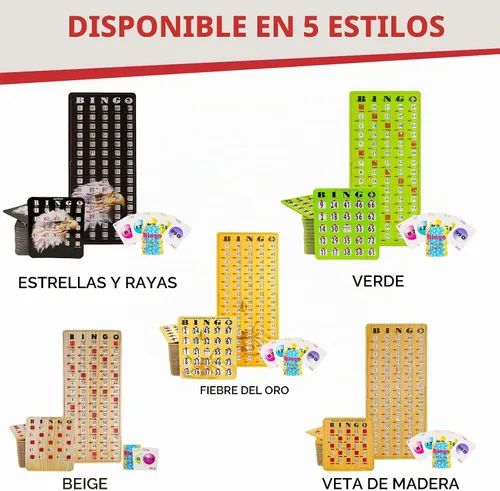 Vista 9 de MR CHIPS Juego completo de bingo con tarjetas obturadoras a prueba de atascos, edición verde de fácil lectura, 25 tarjetas de bingo reutilizables