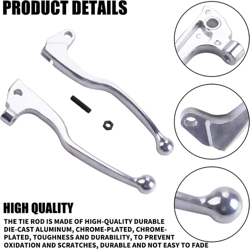 Vista 2 de Palancas de freno y embrague delanteras compatibles con Yamaha YZ80 YZ125 TW200 XT225 250 XT225 XT250 TTR250 XT350 XT600 TT600