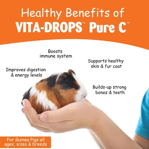 Vista 5 de OASIS #80254 Vita Drops-Pure C para cobayas, 2 onzas, el embalaje puede variar