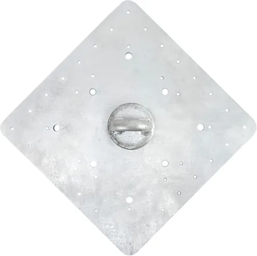 Vista 8 de Frontline Fall Protection Anclaje de techo comercial RO12 de 12 pulgadas Punto de anclaje para techos de acero galvanizado cumple con OSHA y ANSI