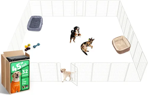 Vista 38 de FXW Homeplus Unleashed Corralito para Perros de Interior - Juego Sin Estrés y Seguro, Resistente de 24 Pulgadas 2 Paneles Corralito para Cachorros