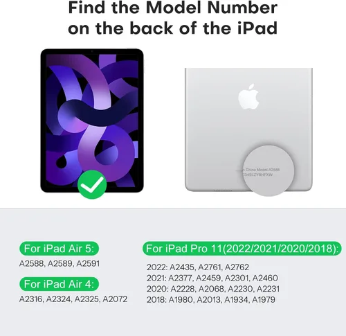 Vista 3 de OMOTON Protector de pantalla para iPad Air 5ª/4ª generación y iPad Pro de Transparente