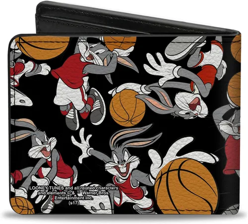 Vista 2 de Buckle-Down Billetera plegable Bugs Bunny para hombre