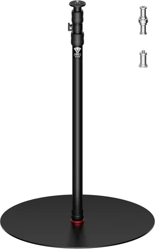 Vista 13 de IFOOTAGE A200 Monopie con Base Redonda, Monopie de Vídeo de 22" para Escritorio, Monopie de Cámara de Aluminio con Base, Compatible con Cámara DSLR
