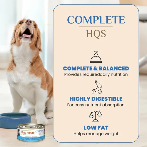 Vista 3 de almo nature HQS - Comida húmeda completa para perros, estofado de atún con verduras, 5.5 onzas, paquete de 12