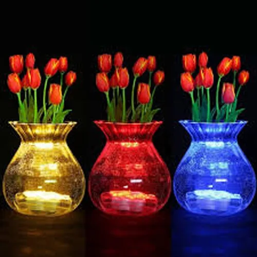 Vista 2 de Luces led muy brillantes, sumergibles, color té, para fiestas, bodas