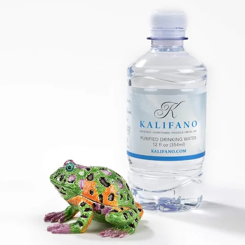 Vista 5 de KALIFANO - Joyero decorativo para mujer con cristales Swarovski y piedras preciosas en forma de lagartos hecho a mano para almacenamiento