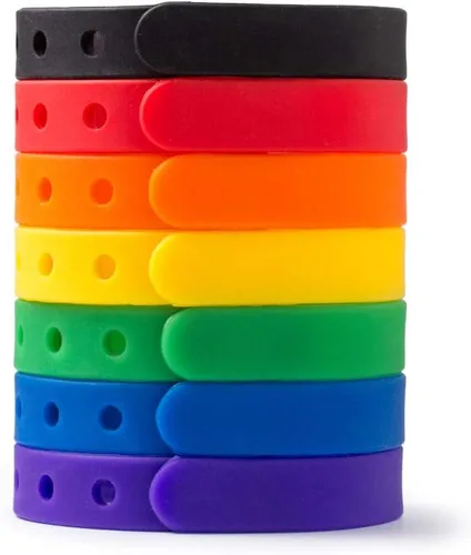 Vista 7 de Pulsera ajustable personalizada de silicona pulseras médicas deporte emergencia ID pulseras grabado libre impermeable ID alerta pulseras