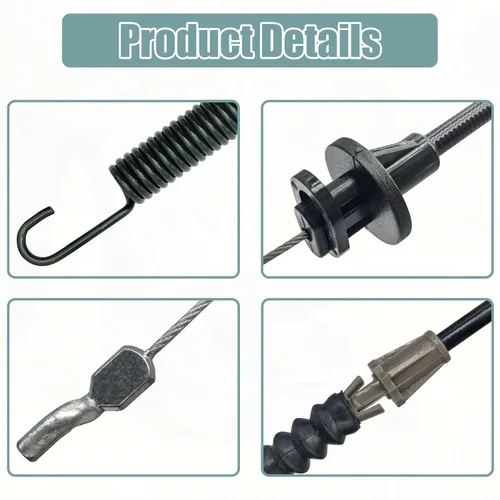 Vista 2 de Cable de compromiso de cubierta 946-04618C Cub Cadet LTX 1040 1042 1045 1046 1046M 1050KH Cortacésped