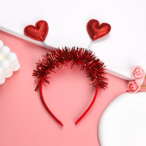 Vista 2 de Diadema para el día de San Valentín para mujeres y niñas.., Lips