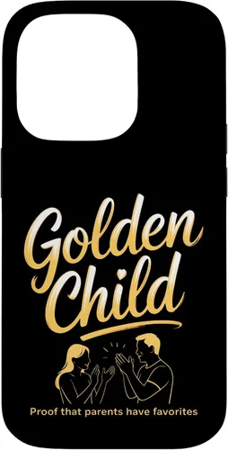 Vista 17 de Golden Child Mom's Favorite Gifted Kids Sibling Rivalry Art Case for iPhone 16