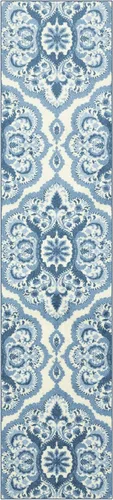 Vista 59 de Maples Rugs Vivian Medallion - Alfombra de área, fabricada en Estados Unidos, lavable, antideslizante, alfombra de interior para cocina, entrada