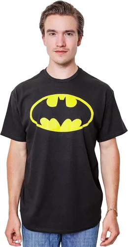 Vista 2 de BATMAN Logo 89 Hush Symbol Justice League Costume Camiseta para adulto. Negro