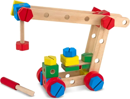 Vista 4 de Kit de construcción de madera Melissa & Doug en una caja (48 unidades)