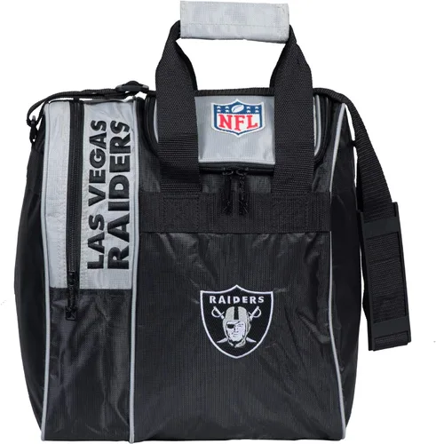 Vista 22 de KR Strikeforce Officially Licensed NFL Single Bowling Ball Tote Bag with Shoe Compartment