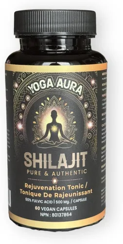 Vista 2 de Extracto orgánico de resina Shilajit del Himalaya – 500 mg de potencia máxima, Shilajit puro probado en laboratorio para hombres y mujeres, más