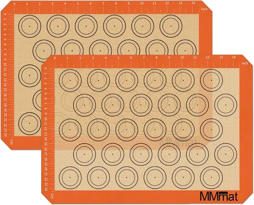 Vista 8 de Alfombrillas de Silicona para Hornear - La Mejor Silicona Alemana - Bandeja de Silicona Antideslizante para Hornear, Alfombrillas de Silicona