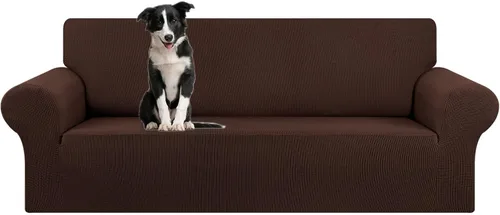 Vista 35 de KEKUOU Funda elástica para sofá biplaza, funda de sofá para sofá de 2 cojines (55-78 pulgadas), protector de muebles con parte inferior elástica