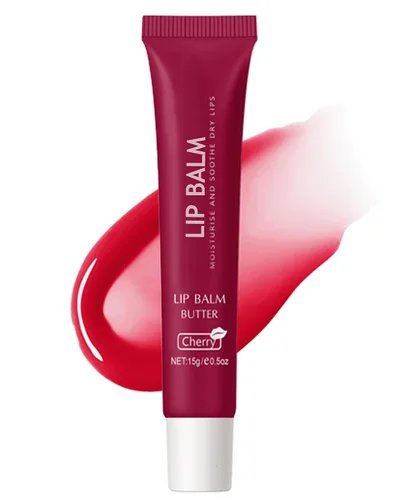 Vista 11 de Bálsamo labial mantequilla vainilla, aceite hidratante de brillo de labios transparente, hidratante para el cuidado de los labios 01#