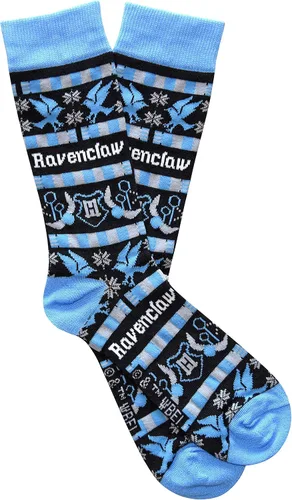 Vista 2 de Harry Potter Calcetines navideños con patrón de suéter feo