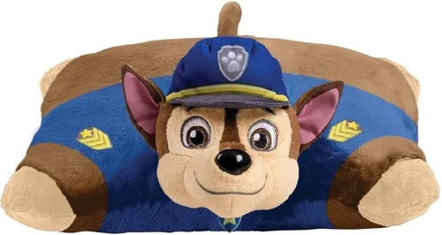 Vista 2 de Pillow Pets Nickelodeon Paw Patrol Chase, juguete de peluche de 16 pulgadas