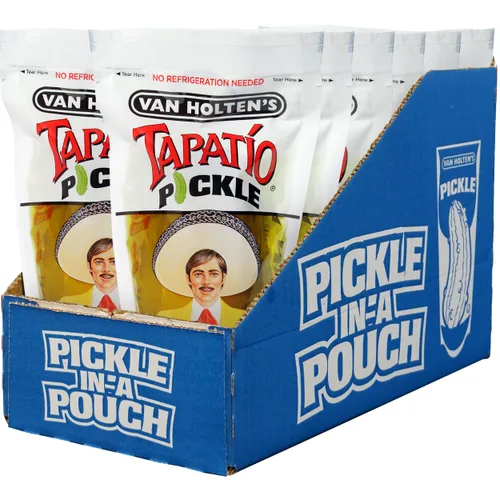 Vista 11 de Van Holten's Pickles - Eneldo Jumbo Pickle-In-A-Pouch - Paquete de 6 Eneldo clásico en una bolsa resellable, aperitivo estable, sin gluten, sin