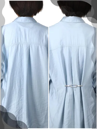 Vista 5 de Hicarer 6 piezas vintage para vestido de camisa y cárdigan, clip de cintura para mujer, suéter chal, broche para chaqueta para ropa