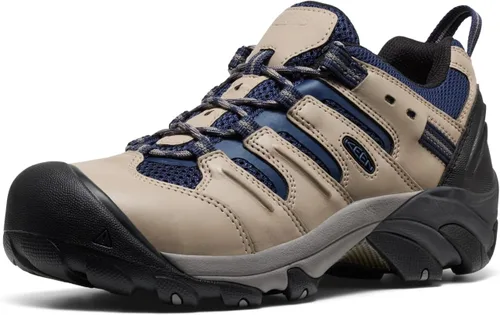 Vista 12 de KEEN Utility - Zapato de acero con puntera de Lansing, de altura baja para hombre negro (Bison/Black)