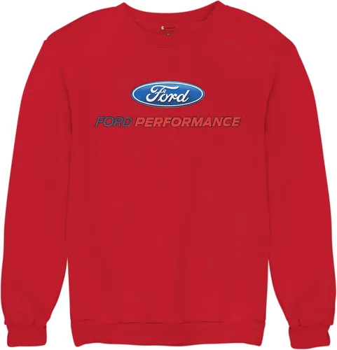 Vista 8 de Tee Hunt Ford Performance Sudadera con cuello redondo Ford Mustang GT ST Racing Negro