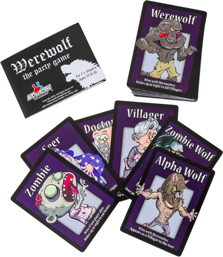 Vista 2 de Juego para fiestas Werewolf (idioma español no garantizado).