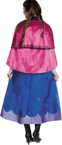 Vista 2 de Cosplay Princess Dress Cape Masquerade Halloween Outfit Blue Cosplay Dress 2pcs
