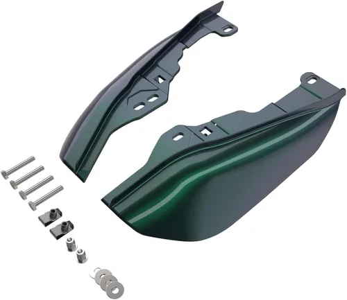 Vista 85 de Advanblack Deflectores de aire Road Glide de marco medio 2024 compatibles con Harley Touring Street Glide, Road King, Electra Glide, 2009-2025