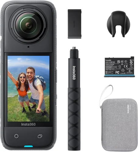 Vista 13 de Insta360 X4 Kit de Construcción - Cámara de construcción 360°, video HDR 360 de 8K30fps, foto de 72MP, lapsos de tiempo de 11K, compatible
