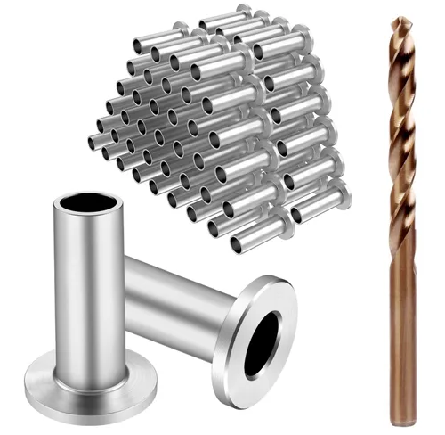 Vista 12 de BLIKA Paquete de 20 fundas protectoras de acero inoxidable para barandillas de cable de cubierta de 1/8 pulgadas, 5/32 pulgadas o 3/16 pulgadas