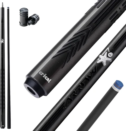 Vista 21 de CRICAL Carbon Fiber Pool Cue Stick, Pro Taper Shaft Low Deflection