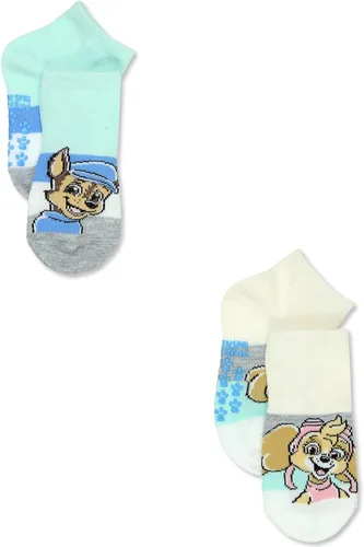 Vista 6 de Nickelodeon Paw Patrol Pups - Paquete de 6 calcetines Gripper Quarter para niños pequeños