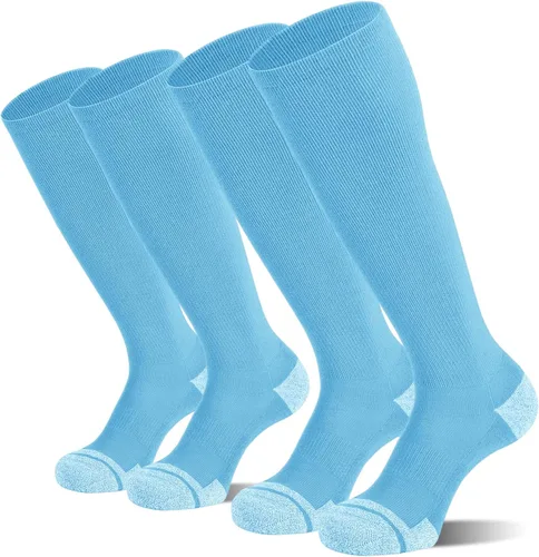 Vista 10 de CS CELERSPORT Paquete de 2 / 3 calcetines de béisbol para jóvenes, niños y adultos, calcetines de fútbol de sóftbol sobre la pantorrilla