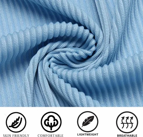 Vista 4 de COOFANDY Camisas casuales con botones para hombre, de manga corta, ajuste regular, a la moda, para campamento y playa