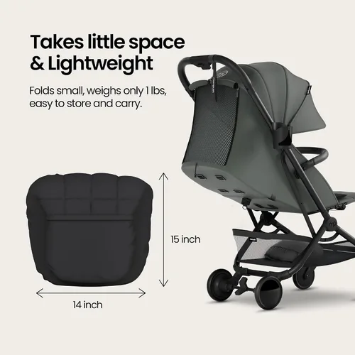 Vista 2 de Mompush Saco y funda para cochecito de invierno Bolsa universal para todas las estaciones para bebé, resistente a la intemperie con forro polar
