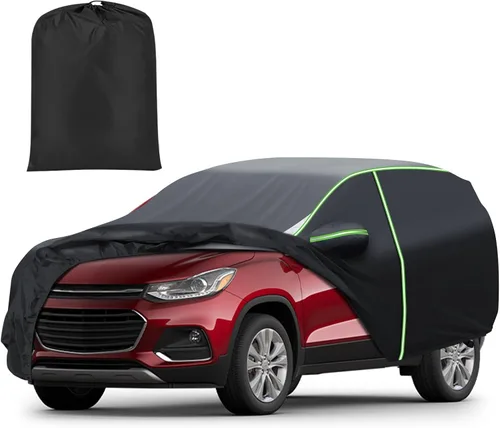 Vista 9 de Mixsuper Liner Funda para coche para BMW X3 2003-2026, 7 capas, funda impermeable para coche, accesorios para X3 con puerta con cremallera, tiras