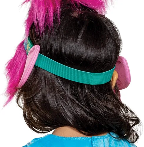 Vista 4 de Disfraz clásico de Trolls Poppy para niños pequeños