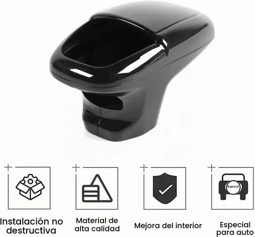Vista 4 de CheroCar Funda para perilla de palanca de cambios Dodge Accesorios internos para Dodge Challenger Charger 2015-2022, para Dodge Durango 2018-2022