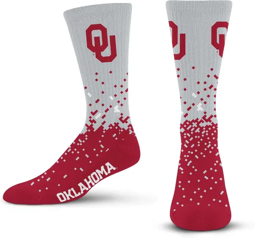Vista 24 de For Bare Feet Calcetines de la NCAA para niños y niñas, unisex, Spray Zone Crew, para jóvenes