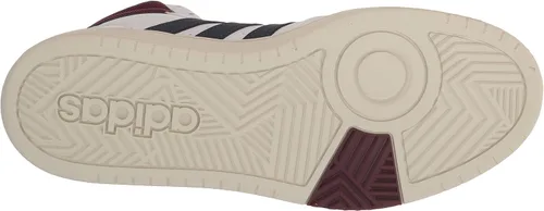 Vista 4 de adidas Hoops 3.0 Mid - Tenis de baloncesto para hombre, color blancoazul marino sombrarojo sombra, talla 11, BlancoAzul marino sombrarojo sombra